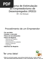 Programa de Estimulação Ao Empreedorismo de Desempregados