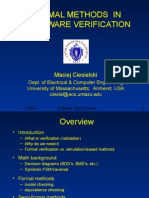 Formal Methods in Hardware Verification: Maciej Ciesielski