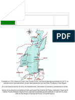 Fundado en 1750. Distancia A San José