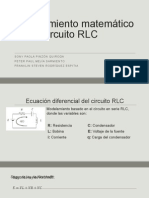 Modelamiento Matemático de Un Circuito RLC