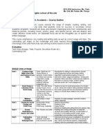 Eng2d Course Outline and Summative Chart 2015-2016
