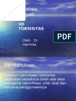 MATERI - Analisis Hayati Uji Toksisitas Secara Mikrobiologidr.harmi