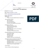 Plasticity (Theory and Applications) : Instructor: Dr. M. Asgari Time Web Site: Syllabus (Main Topics)