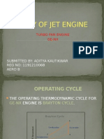 Study of Jet Engine: Submitted By: Aditya Kautikwar REG NO: 1191210068 Aero B