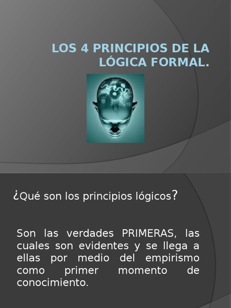 Los Principios de La Logica Formal Razón Lógica Prueba gratuita de 30 días Scribd