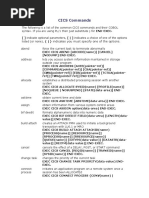 CICS Commands: Indicates You Must Specify One of The Options