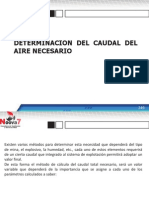 Como calcular el caudal de aire