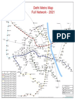 Delhi Metro Full Network 2021