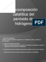 Descomposicion Catalitica Del Peroxido de Hidrogeno