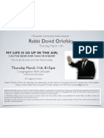 Rabbi Orlofsky Flyer