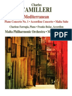 CAMILLERI, C. - Piano Concerto No. 1, "Mediterranean": Accordion Concerto: Malta Suite (Farrugia, Božac, Malta Philharmonic, Vaupotić)