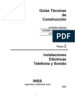 Guia Tecnica de Construccion Imss Tomo 2 (Instalaciones Electricas, Telefonia y Sonido)