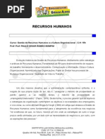 Apostila Gestão de Recursos Humanos