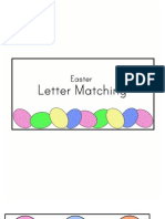 Letter Matching File Folder