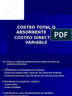 Costeo Absorvente y Directo