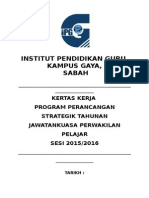 Kertas Kerja Plan Strategik 2015 2.0