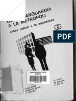 Manfredo Tafuri, "Para Una Crítica de La Ideología Arquitectónica", de La Vanguardia A La Metrópoli