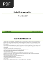 Download HLF Herbalife Dec 2009 Presentation by Ala Baster SN27949859 doc pdf