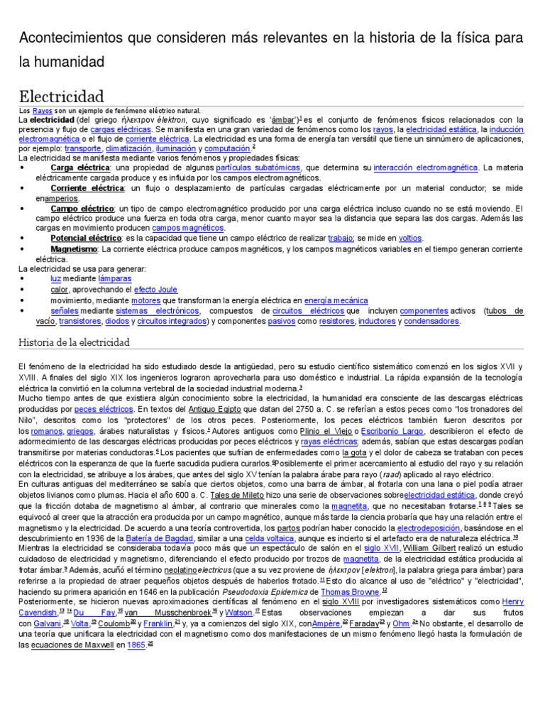 Acontecimientos Que Consideren Más Relevantes en La
