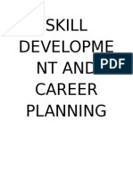 Skill Development and Career Planning