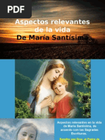 Aspectos Relevantes de La Vida de María.