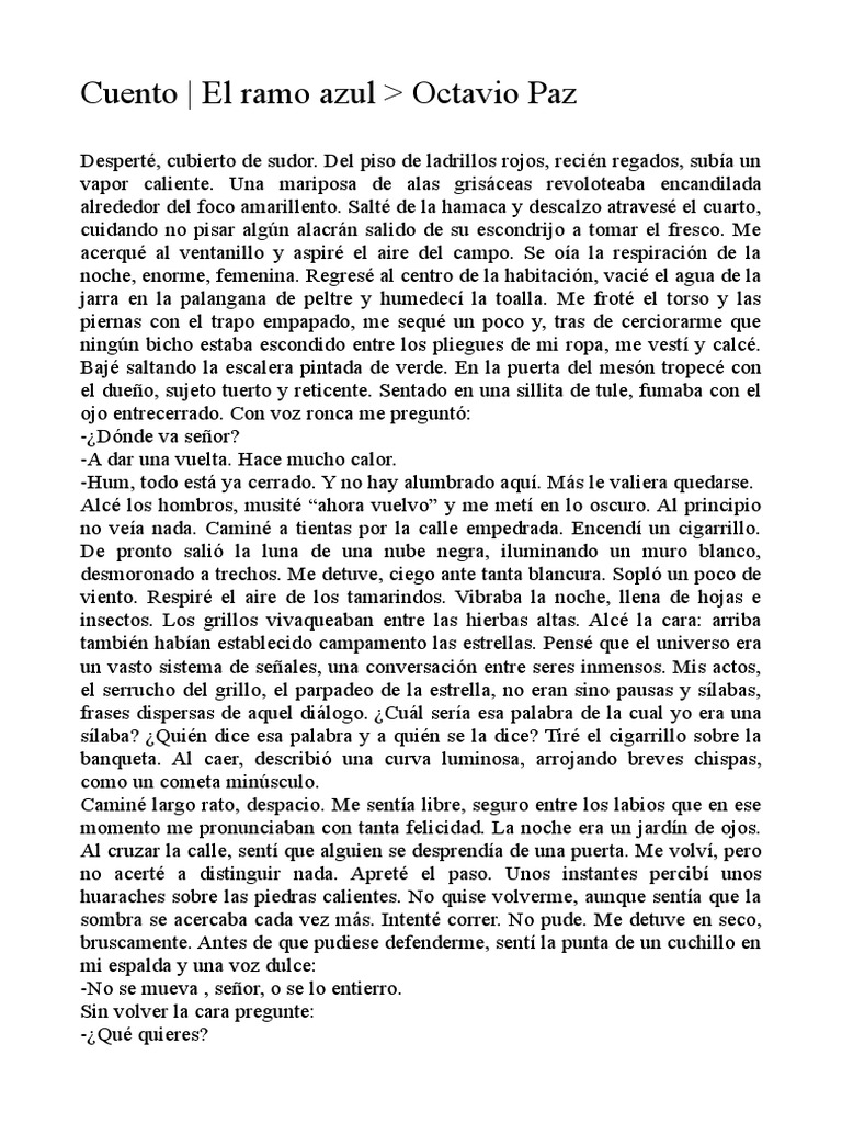 El Ramo Azul PDF Naturaleza