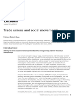 Trade unions and social movements