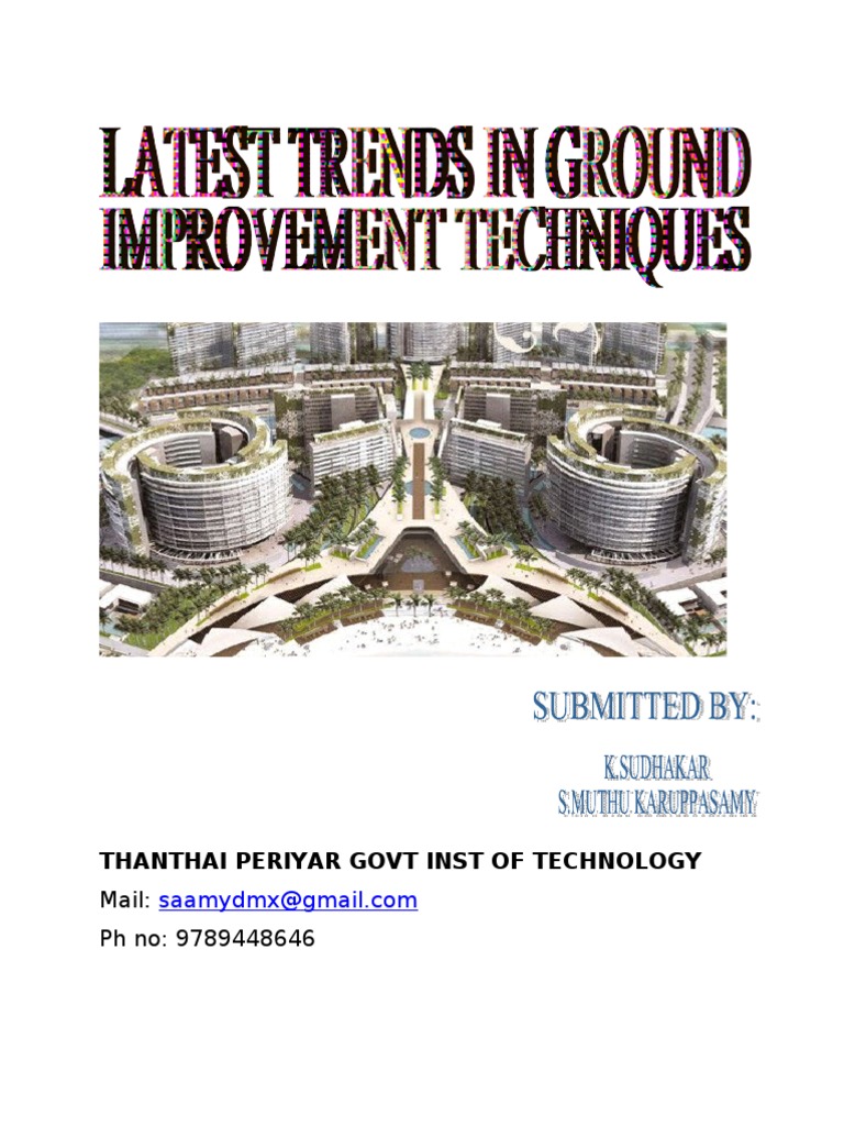 Ground Improvement Techniques | PDF | Deep Foundation | Soil