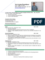 Curtis Donaldson CV 3