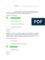 Cuestionarios Administración de Inventarios