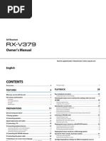 Download RX-V379 Manual English by Tsamis Ioannis SN279540967 doc pdf