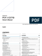 RX-V379 Manual English