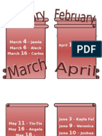 March - Jamie March - Aleck March - Carlos