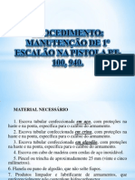 2 - Mapa Descritivo de Processo - Manutenção 1 Escalão PT 100