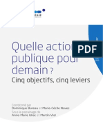 Quelle action publique pour demain