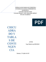 Chicuadrado y Tablas de Contingencia