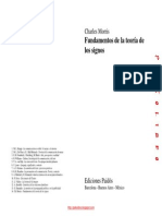 Charles Morris Fundamentos de La Teoria de Los Signos