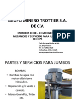 Gama Completa de Servicios Grupo Minero Trottier