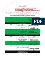 Class Schedule