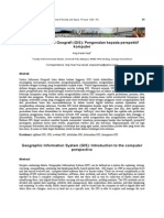 Sistem Informasi Geografi GIS Pengenalan Kepada Perspektif Komputer