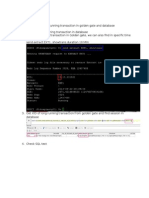 How To Find Long Running Transaction in Golden Gate