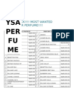 DH YSA PER FU ME: Ready Stock!!!! Most Wanted Best Seller Perfume!!!!