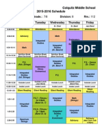 2015-16 Term1 Timetable