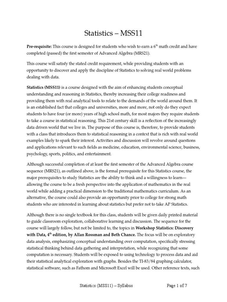 Importance of course outline picture