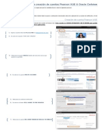 Creación de Cuentas Pearson y Oracle