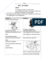 Poem MrNobody Paraphrase