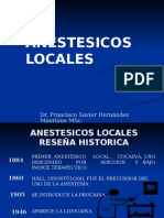 Anestesicos Locales Farmacologia en Odontologia
