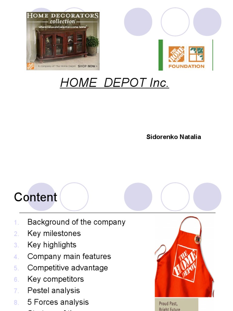 Home Depot Inc. The Home Depot Retail