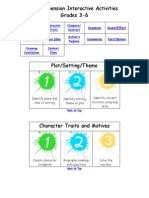 Comprehension Activities