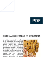 Sistema monetario en Colombia: evolución del Banco de la República